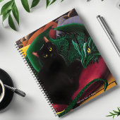 Zwarte kat groene draak planner