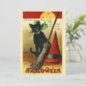  zwarte kat Halloween (Staand voorkant)