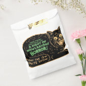  zwarte kat Halloween Bedankzakje (Gezegeld)