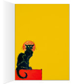 ZWARTE KAT HALLOWEEN FEESTJE MONOGRAM (Binnen (Rechts))
