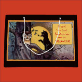  zwarte kat Halloween Gift Bag Groot Cadeauzakje