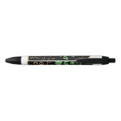  zwarte kat Halloween Inkt Pen (Achterkant)
