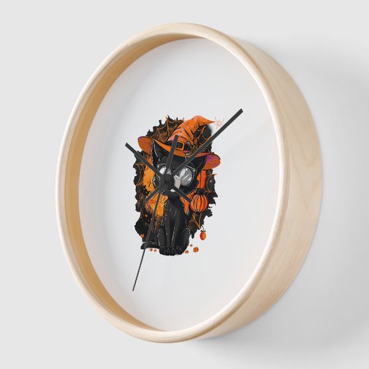 Zwarte kat Halloween kostuum hekserij spin web (Hoek)