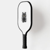 Zwarte kat Halloween Kostuum Spooky Kitty Cat Kitt Pickleball Paddle (Links)
