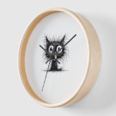 Zwarte kat Halloween Kostuumfeest Grappige Enge Ka (Hoek)