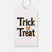 Zwarte kat Halloween kunst - Spooky & Schattige Cadeaulabel (Achterkant)