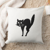 Zwarte kat Halloween Kussen (Deken)