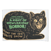  zwarte kat Halloween Kussensloop (Voorkant)