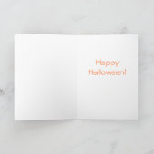 zwarte kat Halloween Note Kaart (Binnen)