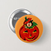 zwarte kat Halloween Ronde Button 5,7 Cm (Voorkant /achterkant)