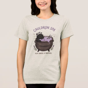 Zwarte Kat Halloween Shirt Ketel Spa