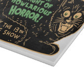 zwarte kat Halloween Snijplank (Hoek)