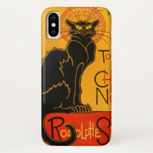 Zwarte Kat  Halloween Steinlen Poster Case-Mate iPhone Case