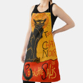 Zwarte Kat Halloween Steinlen Poster Schort (Insitu)