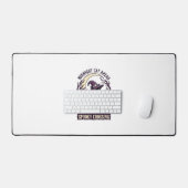 Zwarte Kat Halloween Vintage Gravure Pompoen Kat Bureaumat (Keyboard & Muis)