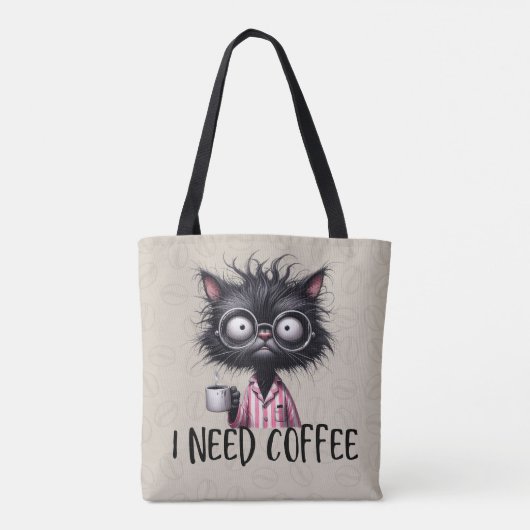 Zwarte kat heeft Tas nodig (Achterkant)
