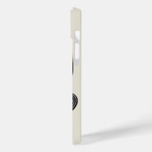 Zwarte Kat Heks Heksig Letter C Aangepaste Initiaa Case-Mate iPhone Case (Achterkant / Links)