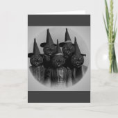  zwarte kat/heks kaart (Voorkant)