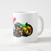 Zwarte Kat Herfst gloed Grote Koffiekop (Voorkant rechts)