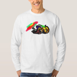 Zwarte Kat Herfst gloed T-shirt