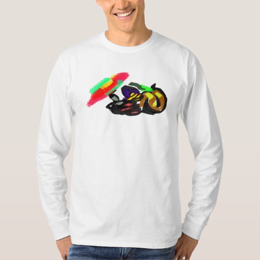 Zwarte Kat Herfst gloed  T-shirt (Voorkant)