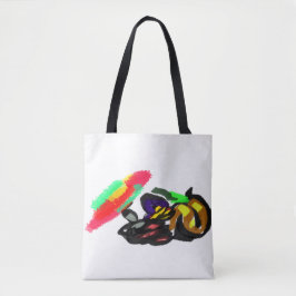 Zwarte Kat Herfst gloed Tote Bag