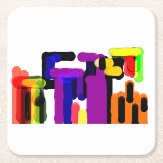 Zwarte kat herfst kartonnen onderzetters (Voorkant)