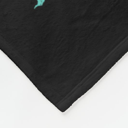  zwarte kat... het is maar een pak H Fleece Deken (Hoek)