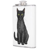 Zwarte kat heupfles (Links)