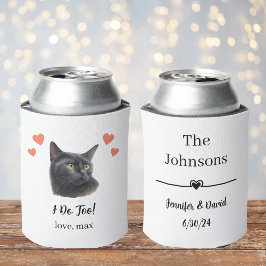 Zwarte Kat Honden Huwelijksfeest Kan Koeler Favor