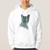 Zwarte kat hoodie (Voorkant)