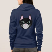 Zwarte Kat Hoodie (Achterkant)