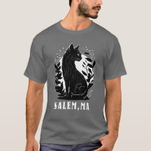 Zwarte kat illustratie | Salem