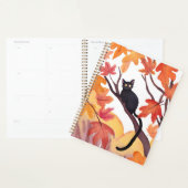 Zwarte Kat in een Boom | Herfst Herfst Griezelig S Planner (Display)