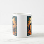 Zwarte kat in een heks Pet Koffiemok (Center)