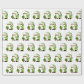 Zwarte kat in kas cadeaupapier (Vlak)