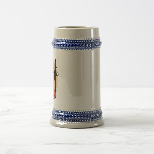 Zwarte kat in pompoen Halloween Mok - Schattige Sp (Center)