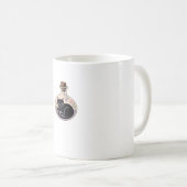 Zwarte Kat in Potion Bottle Classic T-shirt Koffiemok (Voorkant rechts)