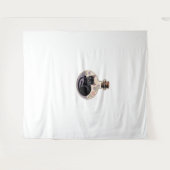 Zwarte Kat in Potion Bottle Classic T-shirt Wandkleed (Voorkant (horizontaal))