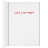 Zwarte Kat in sneeuw met rode vogel, voeg tekst to (Binnen (Rechts))