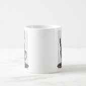 Zwarte kat in Teacup Koffiemok (Center)