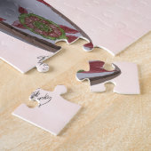 Zwarte kat in Teacup Legpuzzel (Zijkant)