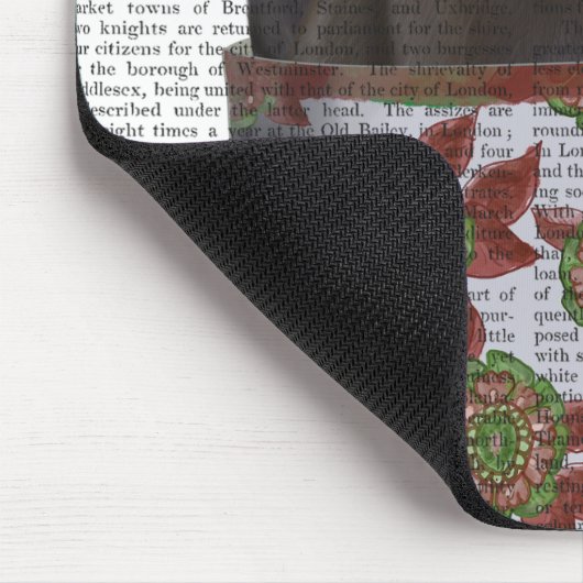 Zwarte kat in Teacup Muismat (Hoek)