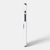 zwarte kat iPhone hoesje (Linkerkant)