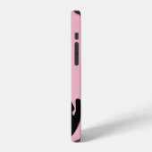 Zwarte Kat iPhone Hoesje (Linkerkant)