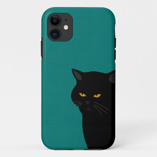 Zwarte Kat iPhone SE/5/5s Hoezen (Achterkant)
