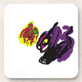 Zwarte kat ja Herfst Bier Onderzetter