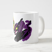 Zwarte kat ja Herfst Grote Koffiekop (Voorkant rechts)