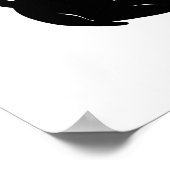 Zwarte kat & Jackolantern Halloween Art Print (Hoek)