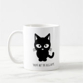 Zwarte kat | Jij bent niet de baas van mij Koffiemok (Links)